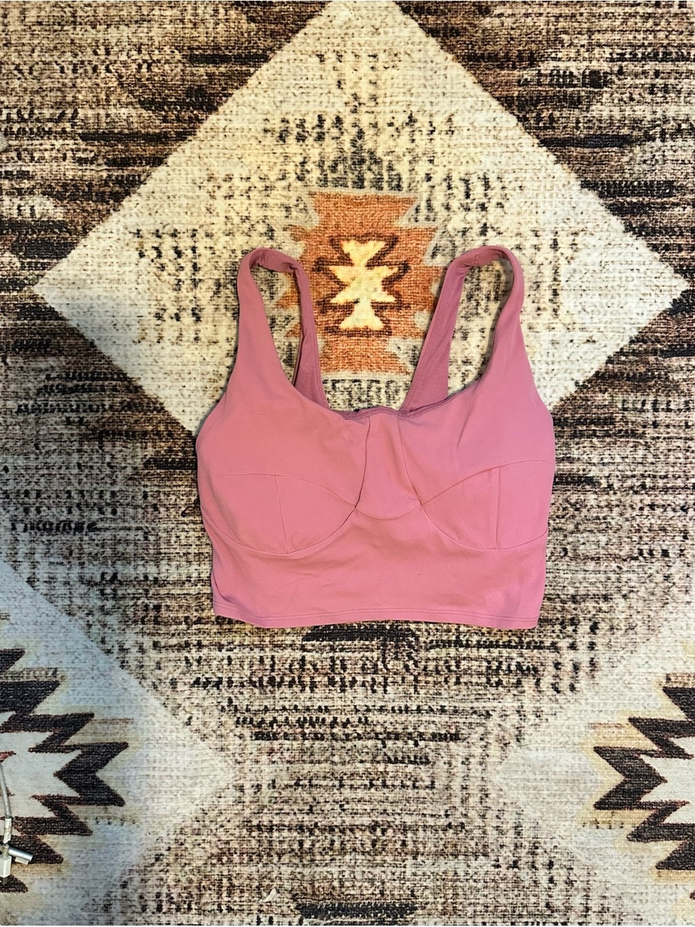 lululemon athletica Pink Crop Tank Top